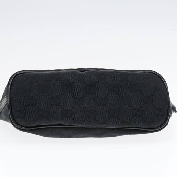 GUCCI GG Canvas Accessory Pouch Black Silver 039 1103 Auth 92636 - Picture 6 of 16